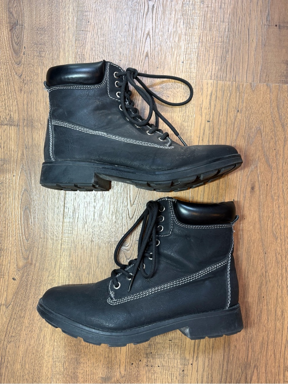 Candies Black Combat Boots